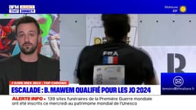 J'M mes jeux: B.Mawen qualifié pour les JO 2024 en escalade de vitesse