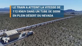 Hyperloop One, ce train du futur a réussi son premier test