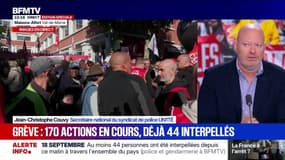 Grève du 18 septembre: "L’idée, c’est de s’organiser pour que les gens puissent exprimer leur colère de façon calme et démocratique", détaille Jean-Christophe Couvy (syndicat de police UNITÉ)