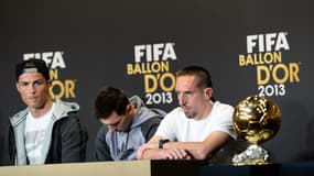 Franck Ribéry et Cristiano Ronaldo en 2013