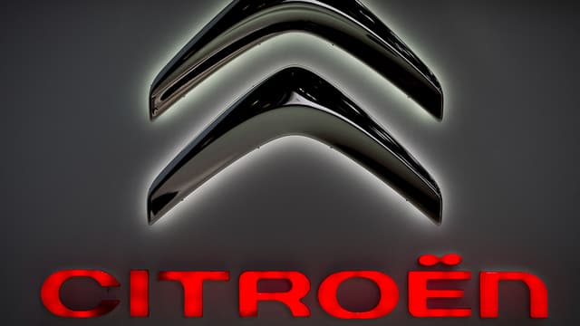 Le logo de la marque Citroën.