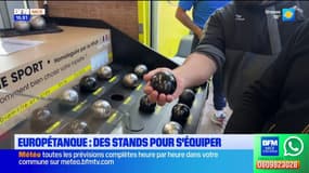 Europétanque : des stands pour s'équiper