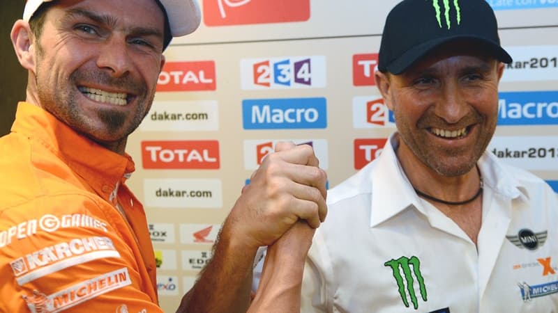 Cyril Despres et Stéphane Peterhansel