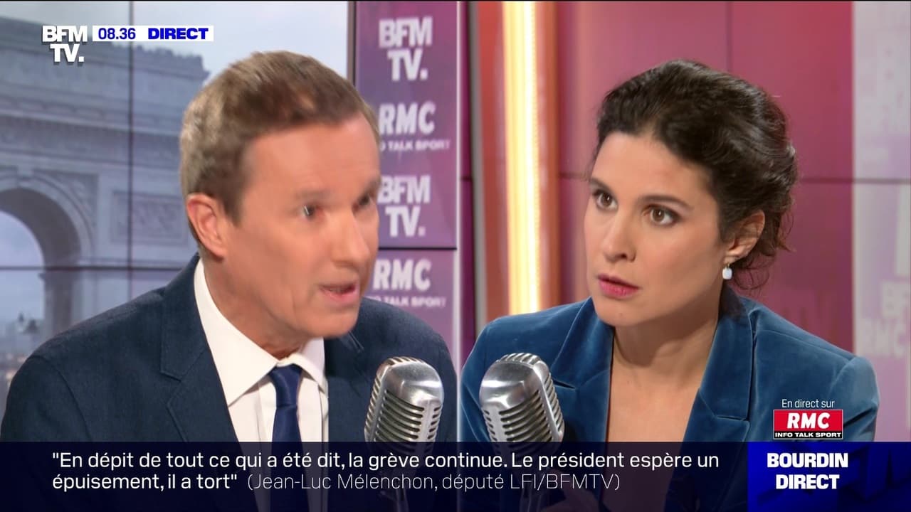 Nicolas DupontAignan face à Apolline de Malherbe en direct 23/12