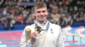 Leon MARCHAND lors des Jeux olympiques de Paris le 31/07/2024