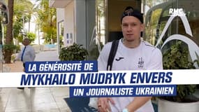 Football : le joli geste de Mudryk envers un journaliste ukrainien