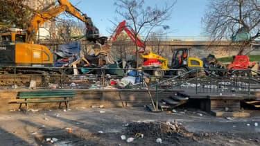 Une opération de "nettoyage" du campement de la porte de la Villette a eu lieu ce lundi 24 janvier.