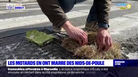 Lyon: les motards mènent une action en ce week-end de Pâques