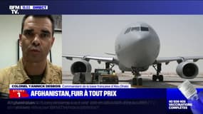 Le colonel Yannick Desbois raconte les conditions dans lesquelles l'armée française mène les opérations d'évacuations à Kaboul