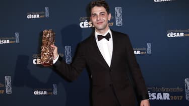 Xavier Dolan le 24 février 2017 lors de la 42e cérémonie des César à Paris