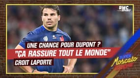 XV de France : "S'il y a une chance que Dupont joue, cela rassure tout le monde" croit Laporte 