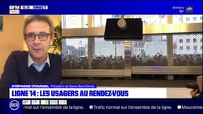 Prolongement de la ligne 14: Stéphane Troussel, président de Seine-Saint-Denis satisfait mais "inquiet" 