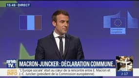 Emmanuel Macron: "L’échange avec le président Trump a été extrêmement direct et très franc"