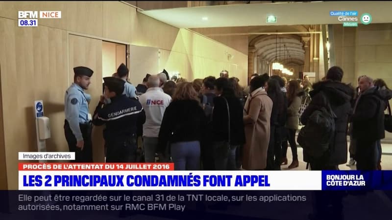 Procès de l'attentat du 14-Juillet: les deux principaux condamnés font appel