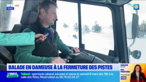 Le Sauze: le rôle des dameurs à la fermeture des pistes