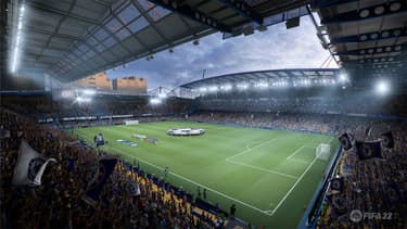 Stamford Bridge dans FIFA 22 (illustration)