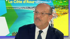 Didier Carretero lors d'un entretien à BFM Nice Côte d'Azur, en février 2024