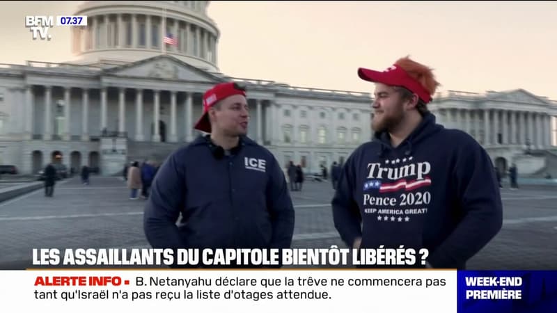 Investiture de Donald Trump: les assaillants du Capitole bientôt libérés ?