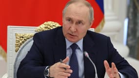 Le président russe Vladimir Poutine, au Kremlin à Moscou, le 26 mai 2023.