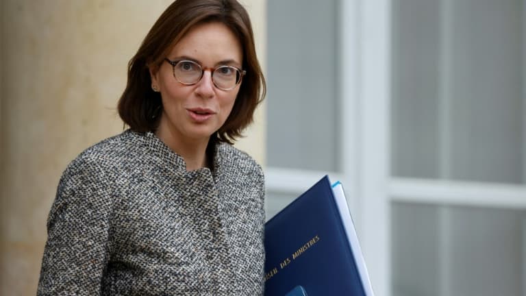 La ministre des Comptes publics Amélie de Montchalin, le 5 février 2025 à l'Élysée à Paris
