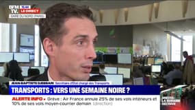 Jean-Baptiste Djebbari va "demander à la RATP de porter plainte" après qu'un conducteur de tram non gréviste a été insulté sur une vidéo