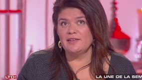 Raquel Garrido, porte-parole de la France insoumise et chroniqueuse pour C8.