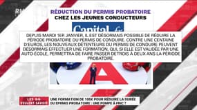 Les GG veulent savoir : Une formation de 100 euros pour réduire la durée du permis probatoire, une pompe à fric ? – 02/01