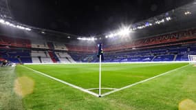Le Groupama Stadium à huis clos lors d'OL-OM