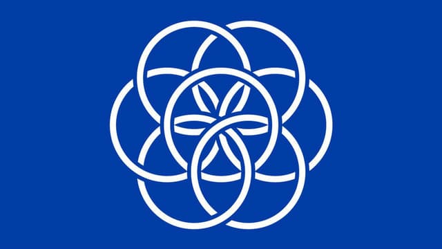 Le drapeau international de la planète Terre