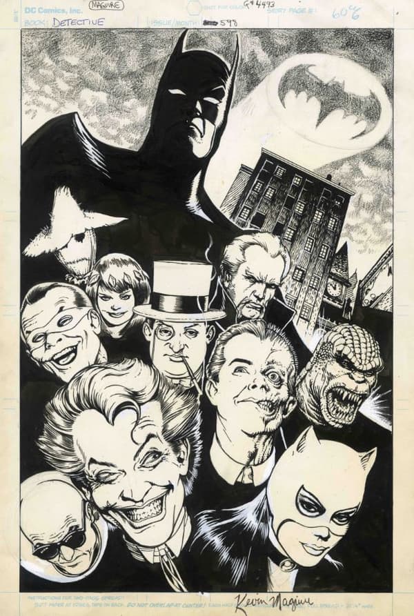 Les personnages de Batman dessinés par Kevin Maguire