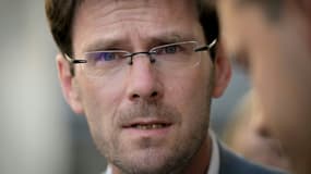 Le maire de Rouen Nicolas Mayer-Rossignol, le 28 juin 2024 à Rouen