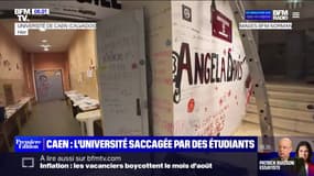 Les images des importantes dégradations au sein de l'université de Caen après 6 semaines d'occupation