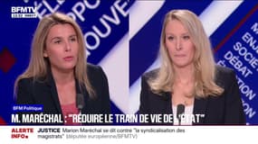Déficit de France Télévisions: "C'est un scandale", déclare Marion Maréchal, qui plaide pour "privatiser l'audiovisuel public"