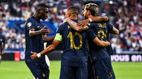 L'équipe de France face à la Grèce, le 19 juin 2023 au Stade de France