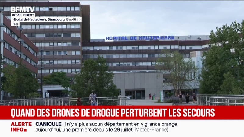 Strasbourg: la livraison de drogue par drone en prison menace les atterrissages d'urgence à l'hôpital