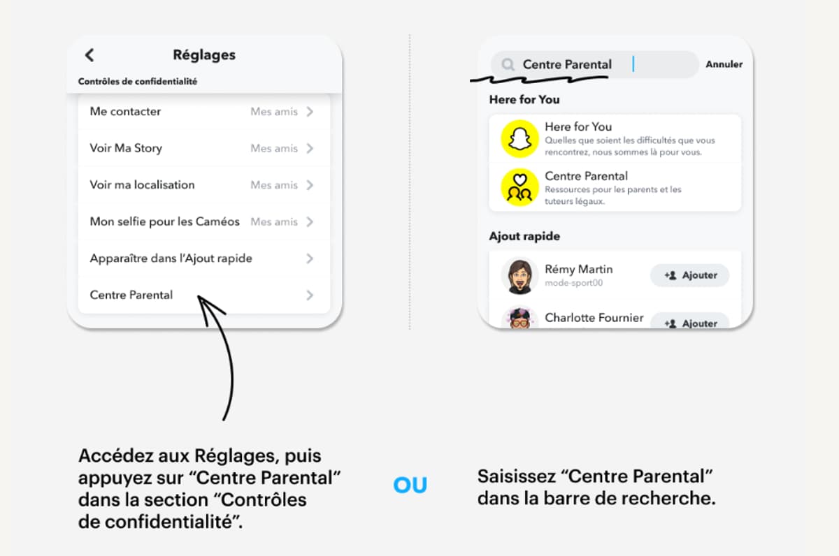 Surveiller sans s'immiscer: Snapchat lance un nouvel outil de contrôle