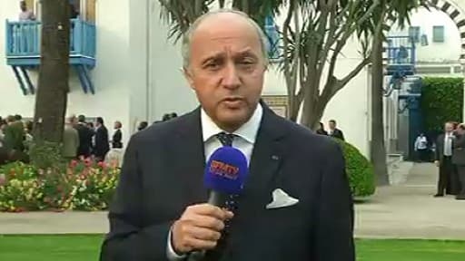 Laurent Fabius à Tunis, mardi 14 mai.