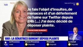 Var: la sénatrice LR Françoise Dumont porte plainte après avoir reçu des menaces 