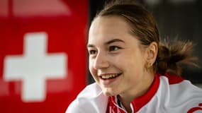 La Suissesse Muriel Furrer, ici avant le contre-la-montre du championnat du monde junior (le 24 septembre 2024), est décédée le 27 septembre 2024 au lendemain de sa chute lors de la course en ligne
