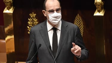 Jean Castex au Palais-Bourbon.