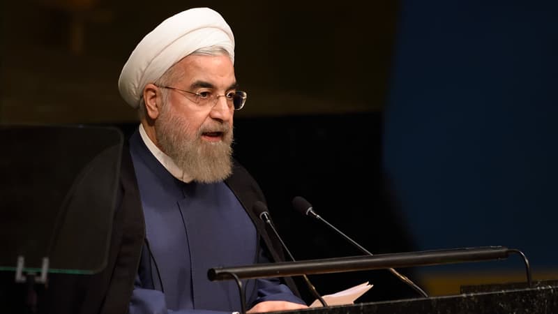 Hassan Rohani au siège de l'ONU à New York le 28 septembre 2015.