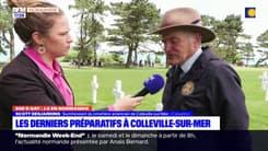 80e anniversaire du Débarquement: l'heure des derniers préparatifs au cimetière américain de Colleville-sur-Mer