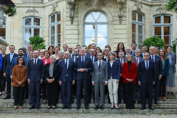 Le gouvernement Barnier, le 27 septembre 2024.