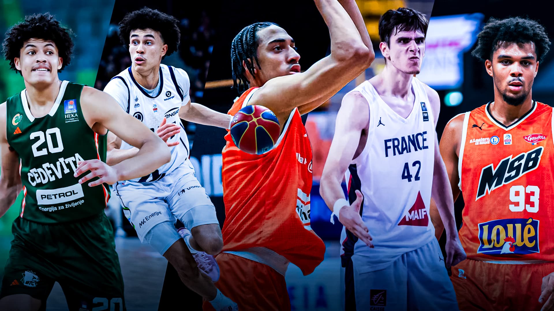 Joan Beringer, Nolan Traoré, Noa Essenue, Maxime Raynaud and Noah Penda, the five French expected at the follow big live basketball event Draft NBA 2025 Joan Beringer, Nolan Traoré, Noa Essenue, Maxime Raynaud and Noah Penda, the five French expected at the Draft NBA 2025