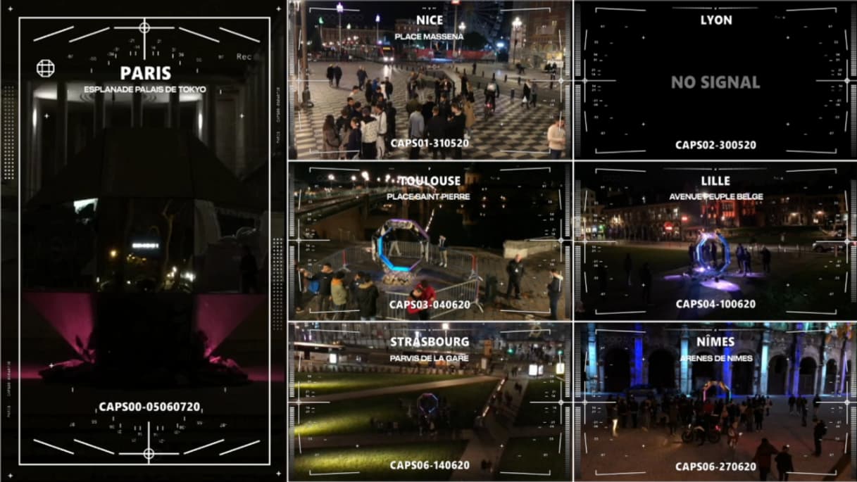 Les dernières images du live de PNL, vers 21h30