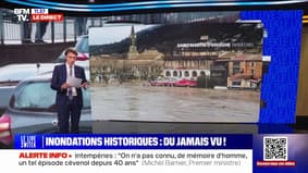 Les images avant/après les inondations historiques 