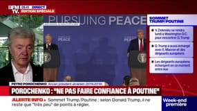 Sommet Trump-Poutine: pour Petro Porochenko, ancien président ukrainien, "il ne faut pas faire confiance à Poutine"