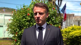 Emmanuel Macron à Mayotte le 21 avril 2025 
