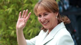 Ségolène Royal lors de sa passation de pouvoir avec Nicolas Hulot le 17 mai 2017