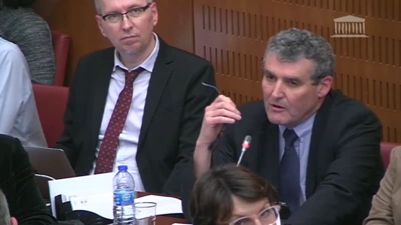 Xavier Breton, député LR de l'Ain, en commission des affaires culturelles de l'Assemblée nationale le 29 janvier 2019.